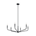 Kichler 52719 Madden 6-lt 38" Chandelier - Black