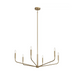 Kichler 52719 Madden 6-lt 38" Chandelier - Champagne Bronze
