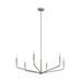 Kichler 52719 Madden 6-lt 38" Chandelier - Brushed Nickel