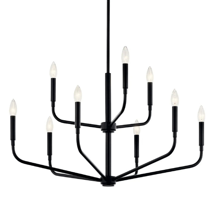 Kichler 52720 Madden 9-lt 32" Chandelier - Black