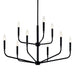 Kichler 52720 Madden 9-lt 32" Chandelier - Black