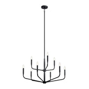 Kichler 52720 Madden 9-lt 32" Chandelier - Black