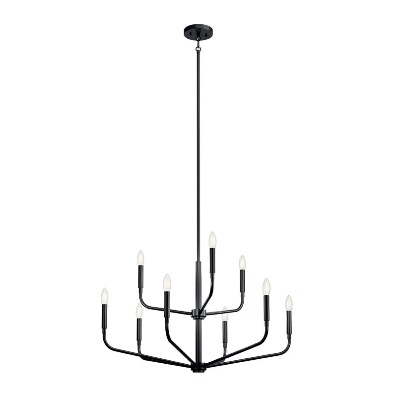 Kichler 52720 Madden 9-lt 32" Chandelier - Black
