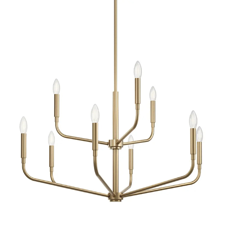 Kichler 52720 Madden 9-lt 32" Chandelier - Champagne Bronze