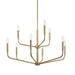 Kichler 52720 Madden 9-lt 32" Chandelier - Champagne Bronze