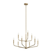 Kichler 52720 Madden 9-lt 32" Chandelier - Champagne Bronze