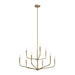 Kichler 52720 Madden 9-lt 32" Chandelier - Champagne Bronze