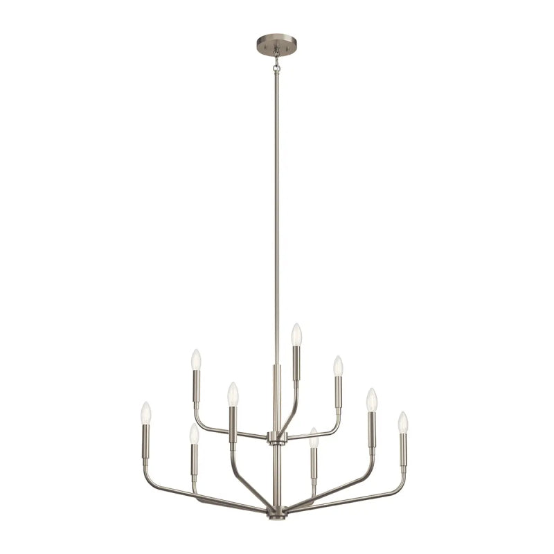 Kichler 52720 Madden 9-lt 32" Chandelier - Brushed Nickel