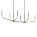Kichler 52721 Madden 6-lt 45" Linear Chandelier - Brushed Nickel