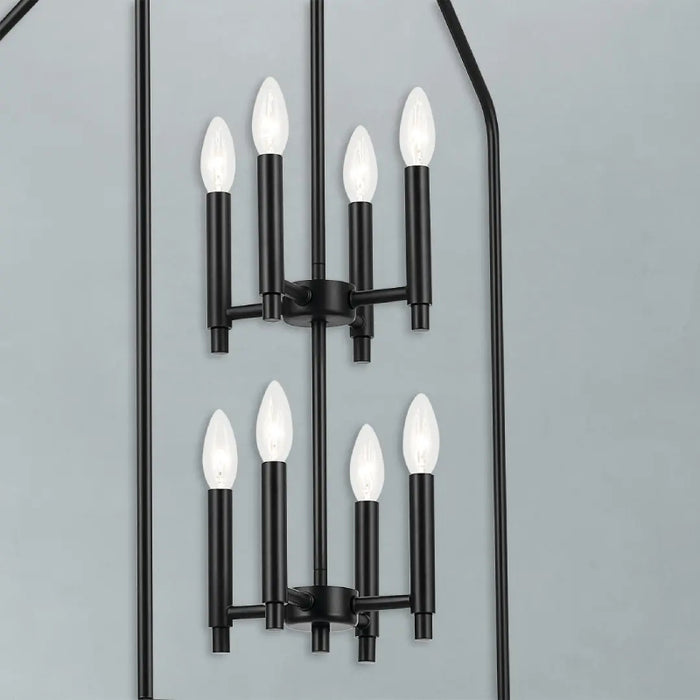 Kichler 52723 Madden 8-lt 20" Pendant - Black