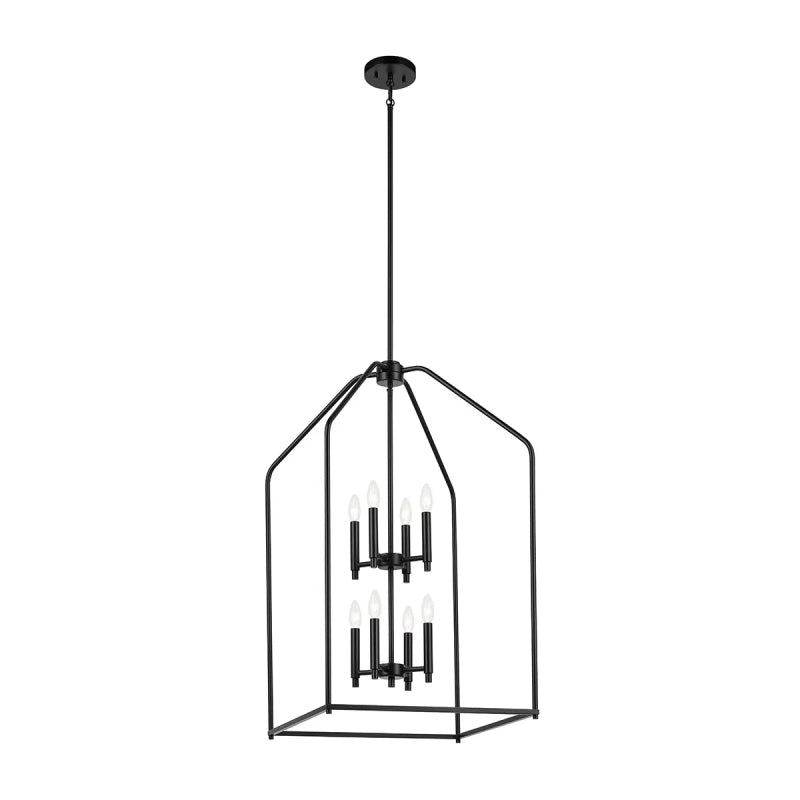 Kichler 52723 Madden 8-lt 20" Pendant - Black