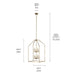 Kichler 52723 Madden 8-lt 20" Pendant