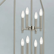 Kichler 52723 Madden 8-lt 20" Pendant - Brushed Nickel