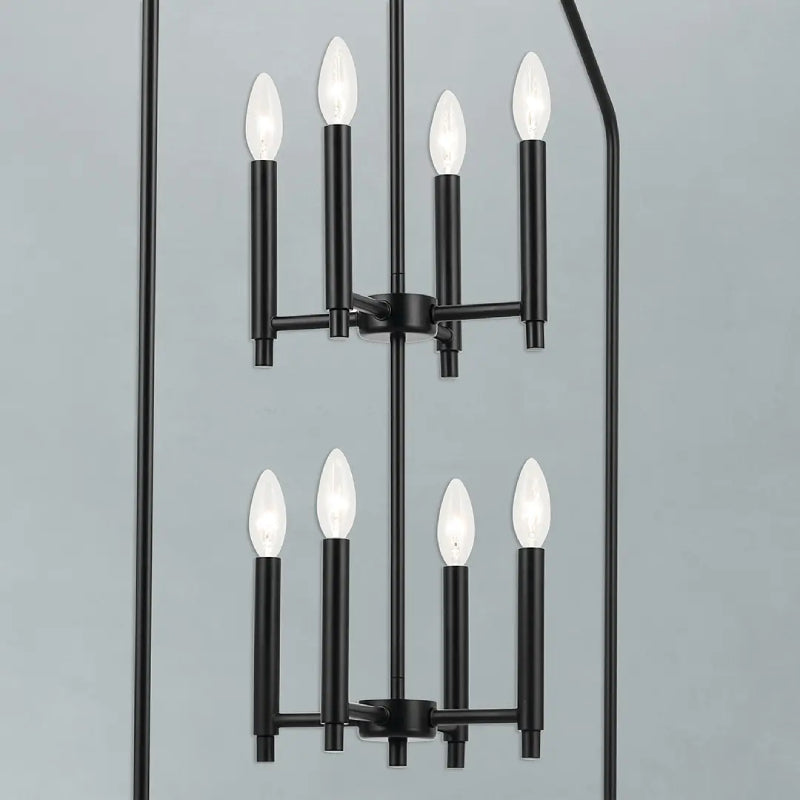 Kichler 52724 Madden 8-lt 24" Pendant - Black