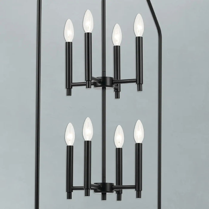 Kichler 52724 Madden 8-lt 24" Pendant - Black