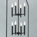 Kichler 52724 Madden 8-lt 24" Pendant - Black