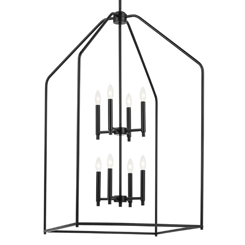 Kichler 52724 Madden 8-lt 24" Pendant - Black