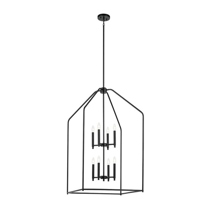 Kichler 52724 Madden 8-lt 24" Pendant - Black