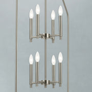 Kichler 52724 Madden 8-lt 24" Pendant - Brushed Nickel
