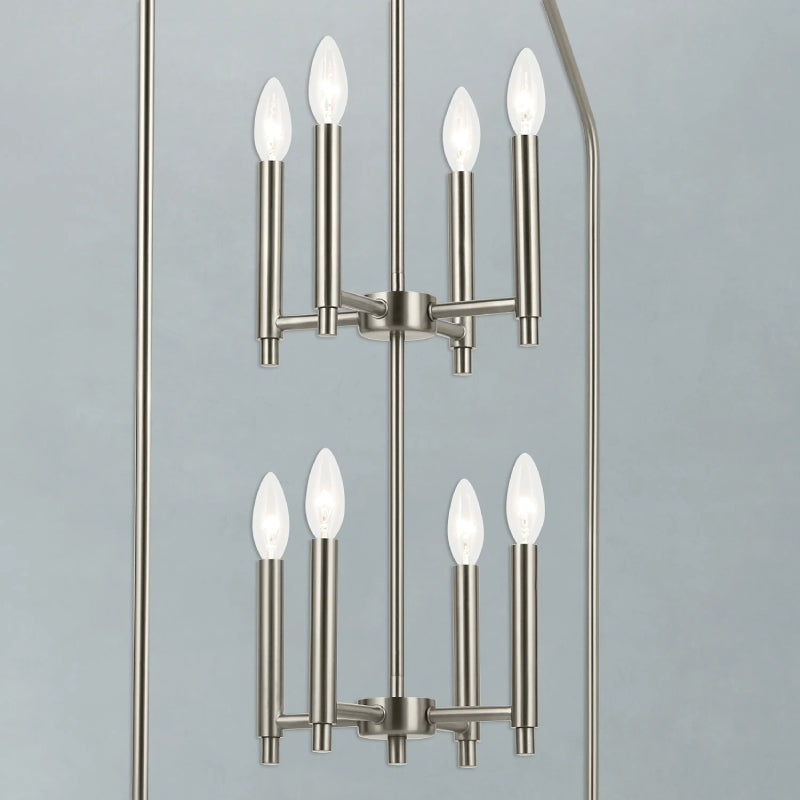 Kichler 52724 Madden 8-lt 24" Pendant - Brushed Nickel