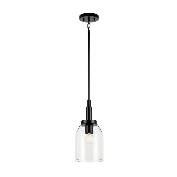 Kichler 52725 Madden 1-lt 7" Pendant - Black