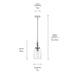 Kichler 52725 Madden 1-lt 7" Pendant
