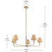 Kichler 52731 Bekah 5-lt 38" Chandelier