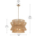 Kichler 52735 Ophira 4-lt 28" Pendant