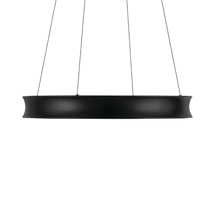 Kichler 52746 Larousse 1-lt 30" LED Chandelier - Black/Champagne Bronze