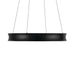 Kichler 52746 Larousse 1-lt 30" LED Chandelier - Black/Champagne Bronze
