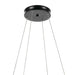 Kichler 52747 Larousse 1-lt 40" LED Chandelier - Black/Champagne Bronze