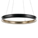 Kichler 52747 Larousse 1-lt 40" LED Chandelier - Black/Champagne Bronze
