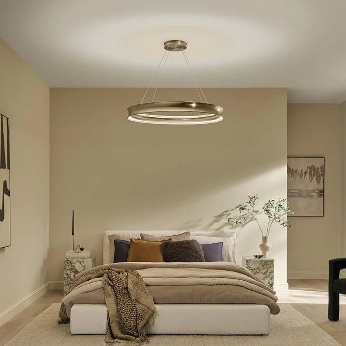 Kichler 52747 Larousse 1-lt 40" LED Chandelier - Champagne Bronze