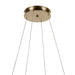 Kichler 52747 Larousse 1-lt 40" LED Chandelier - Champagne Bronze