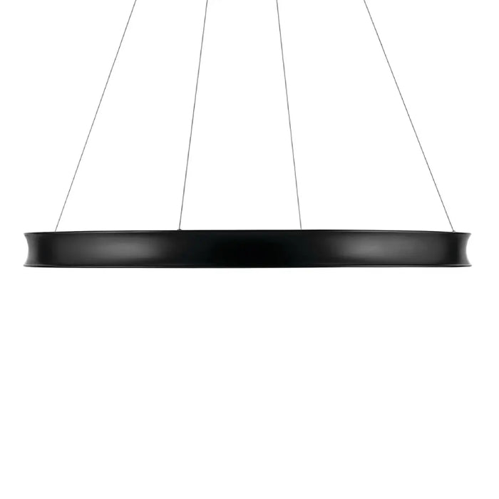 Kichler 52748 Larousse 1-lt 50" LED Chandelier - Black/Champagne Bronze