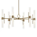 Kichler 52752 Riven 12-lt 33" LED Chandelier - Champagne Bronze