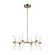 Kichler 52752 Riven 12-lt 33" LED Chandelier - Champagne Bronze