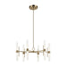 Kichler 52752 Riven 12-lt 33" LED Chandelier - Champagne Bronze