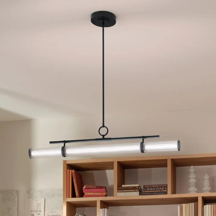 Kichler 52753 Riven 1-lt 48" LED Chandelier - Black