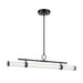 Kichler 52753 Riven 1-lt 48" LED Chandelier - Black