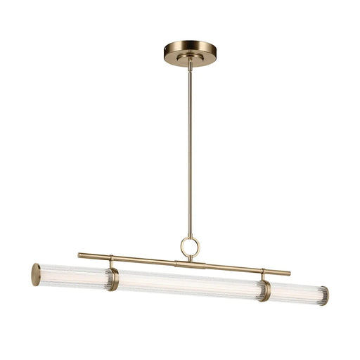 Kichler 52753 Riven 1-lt 48" LED Chandelier - Champagne Bronze