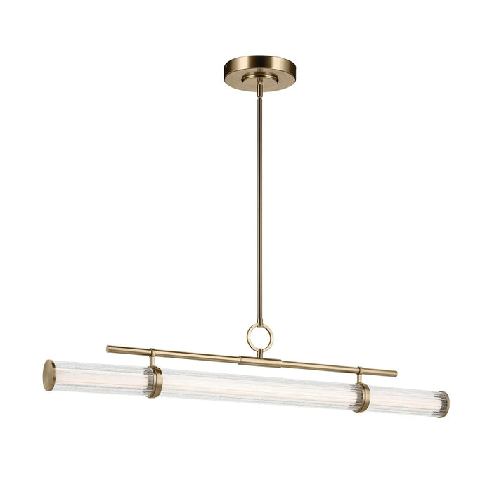 Kichler 52753 Riven 1-lt 48" LED Chandelier - Champagne Bronze