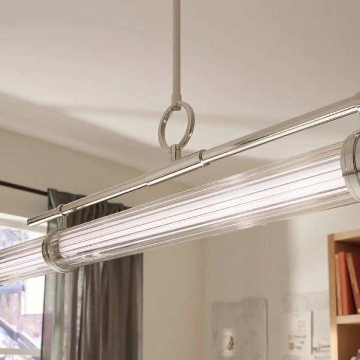 Kichler 52753 Riven 1-lt 48" LED Chandelier - Polished Nickel