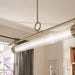 Kichler 52754 Riven 1-lt 60" LED Chandelier - Champagne Bronze