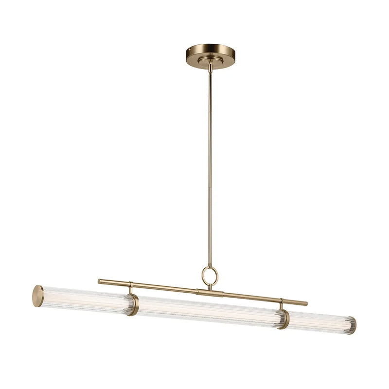 Kichler 52754 Riven 1-lt 60" LED Chandelier - Champagne Bronze