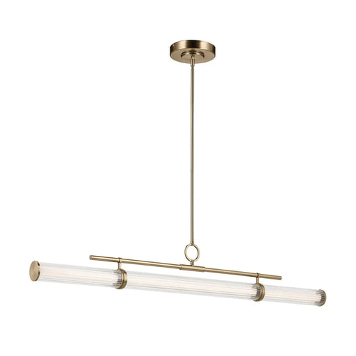 Kichler 52754 Riven 1-lt 60" LED Chandelier - Champagne Bronze