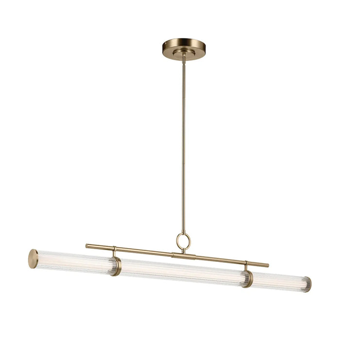 Kichler 52754 Riven 1-lt 60" LED Chandelier - Champagne Bronze