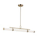 Kichler 52754 Riven 1-lt 60" LED Chandelier - Champagne Bronze