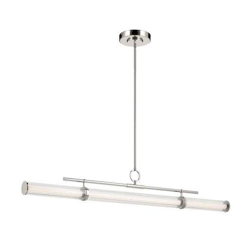 Kichler 52754 Riven 1-lt 60" LED Chandelier - Polished Nickel