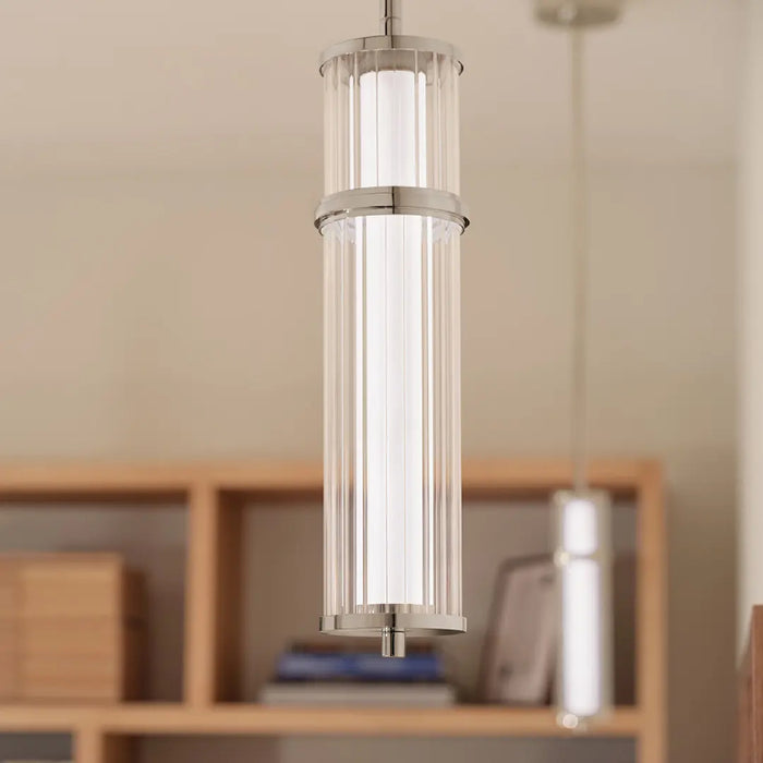 Kichler 52755 Riven 1-lt 5" LED Pendant - Polished Nickel